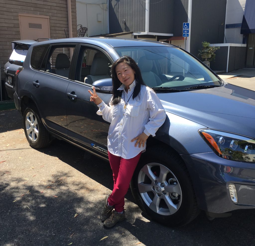Waidy with Toyota RAV4 EV