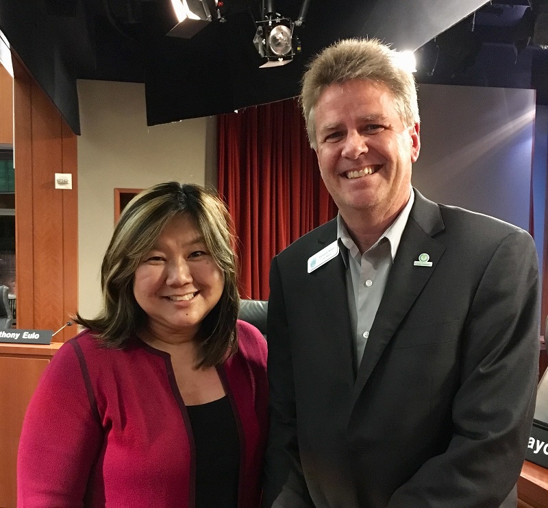 Chair Abe-Koga and Vice Chair Miller