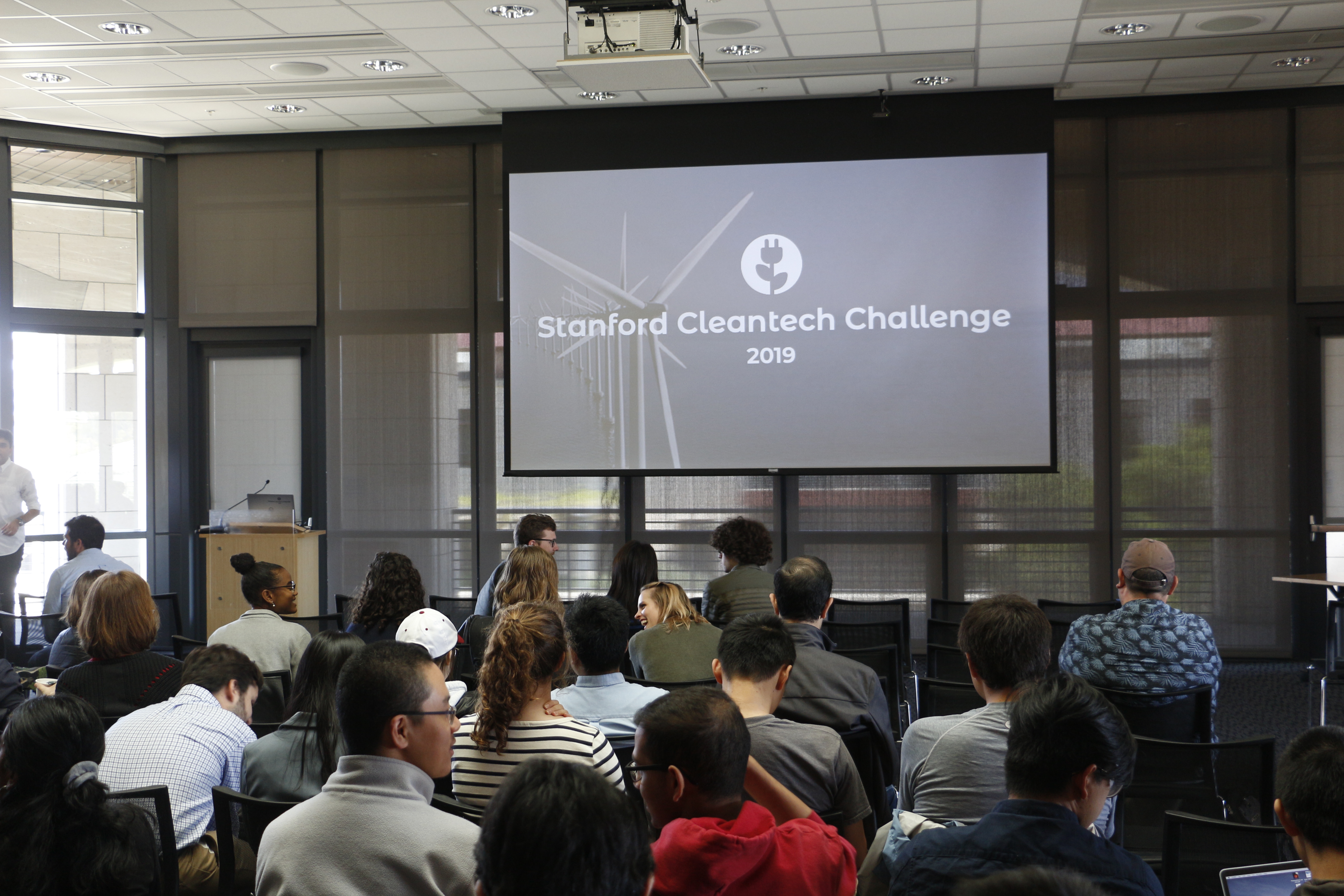 Audience at Stanford Cleantech Challenge 2019