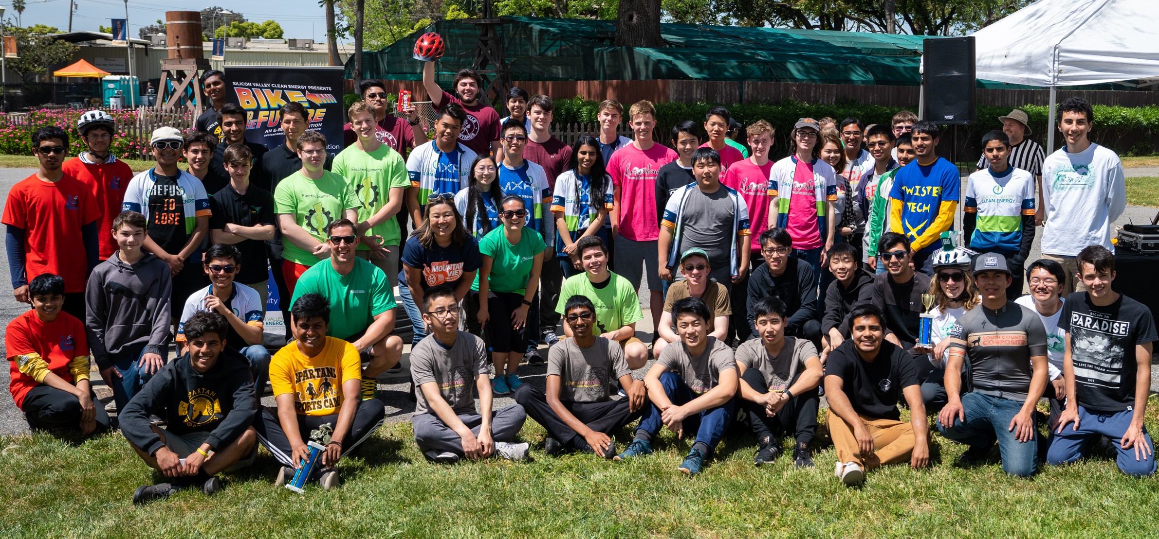 All of the bike to the future 2019 participants