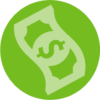 icon of a dollar bill