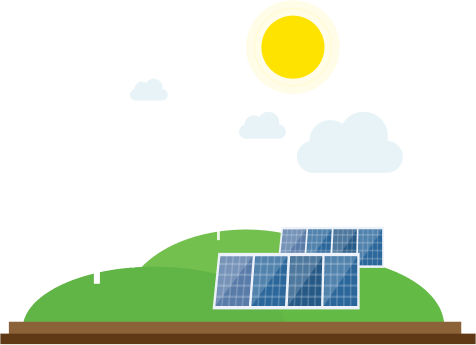 Illustration of clean electricity