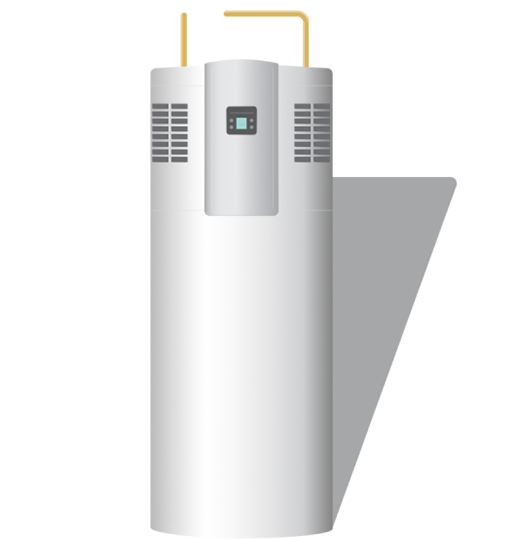 Illustration of a water heater