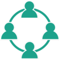 Career-Growth-and-Community-Support biểu tượng con người