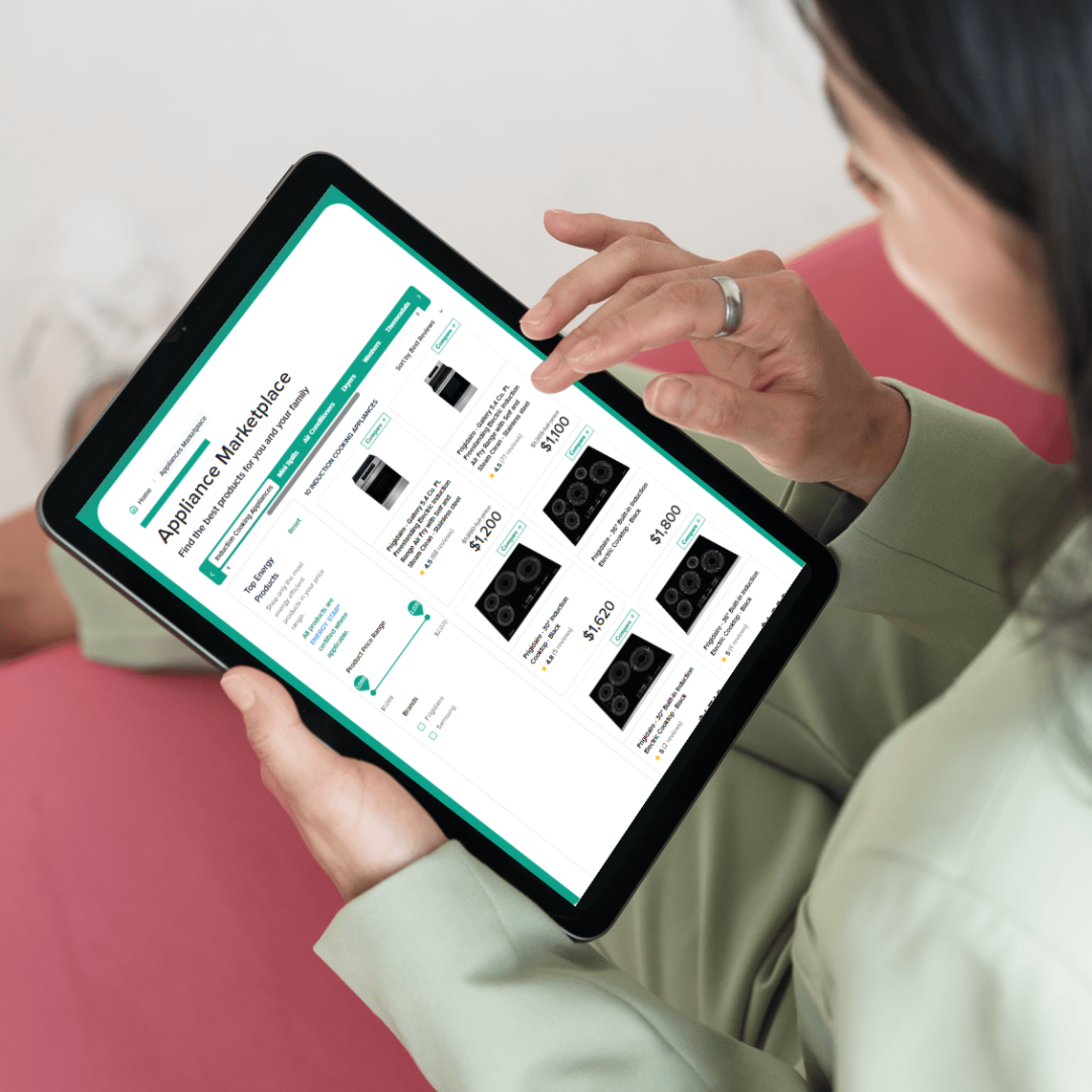 eHub appliance marketplace ipad